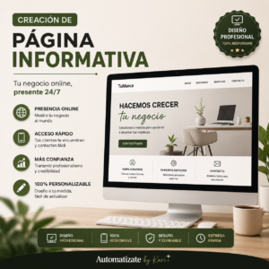 Gestión de Página informativa