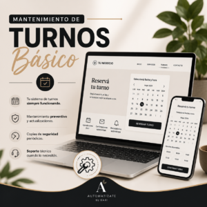 Mantenimiento de Gestión de Turnos Básico