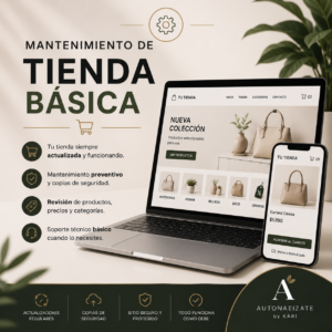 Mantenimiento de Tienda Básica