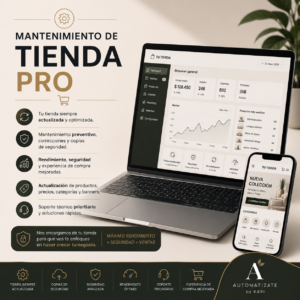 Mantenimiento de Tienda Pro