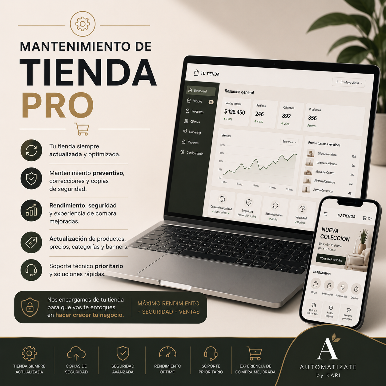 Mantenimiento de Tienda Pro