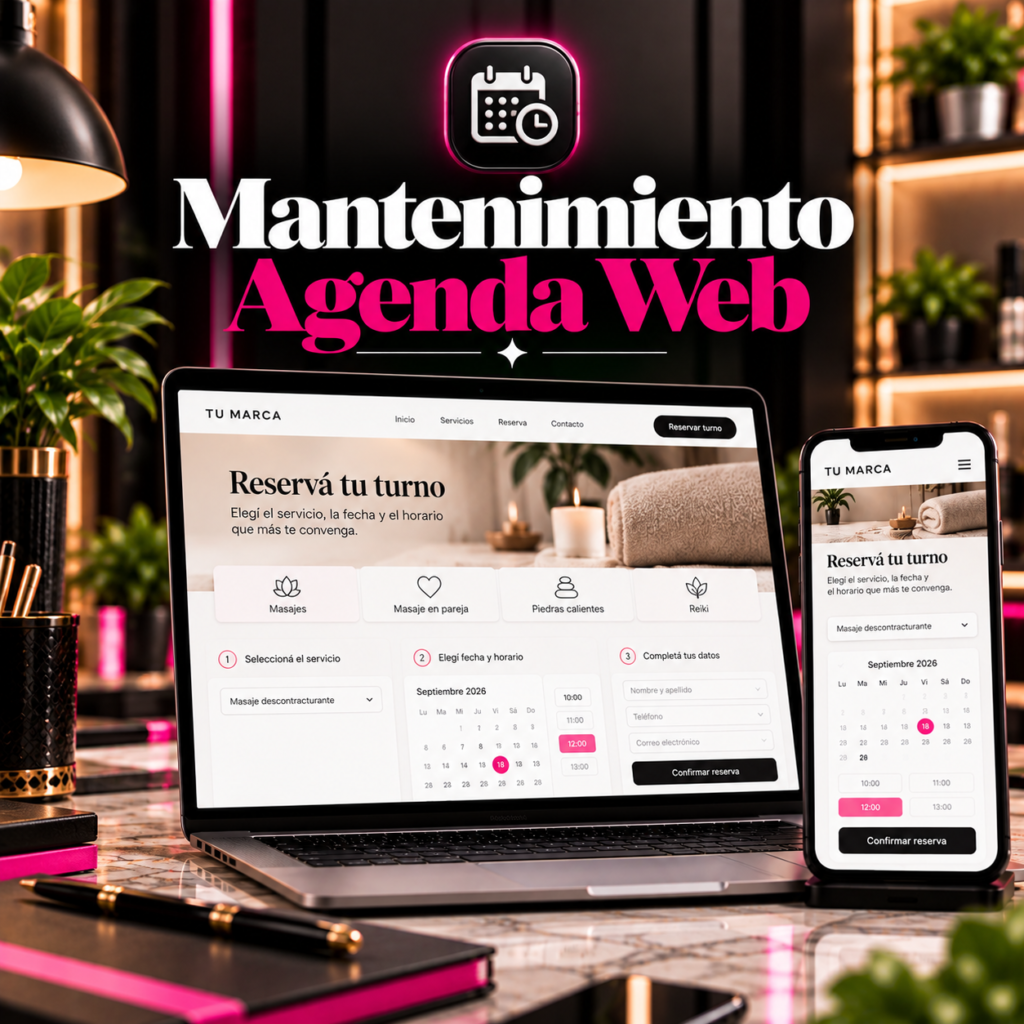 Mantenimiento - Agenda web