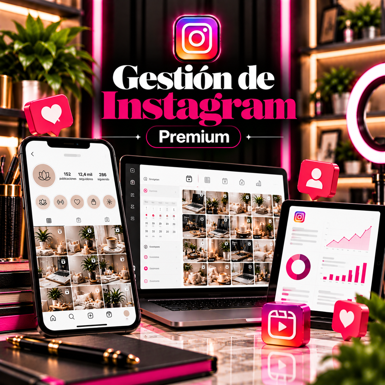 Gestión de Instagram - Premium